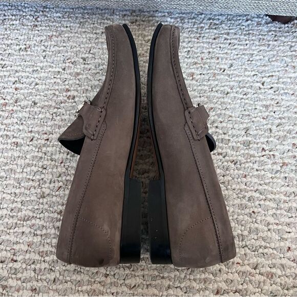 Salvatore Ferragamo men’s leather suede loafer main image 12